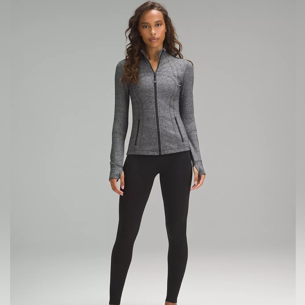 Lululemon Define Jacket Luon - Size 6 - Heathered Black